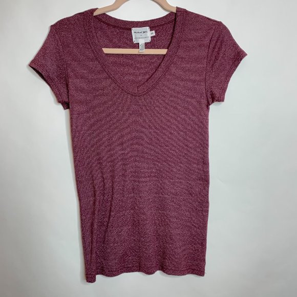 Michael Stars for Anthropologie V Neck Tee - Picture 3 of 6
